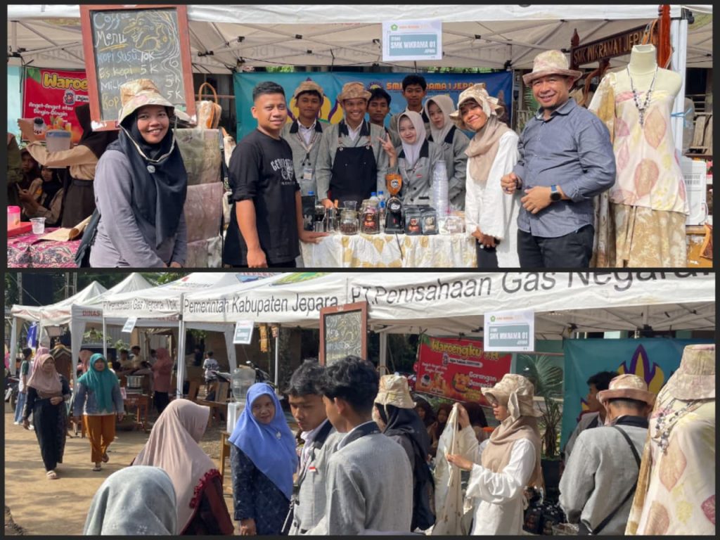 Pameran Produk AKSARA SMK Wikrama 1 Jepara di Ainul Burhan Fest Blingoh Pameran Produk AKSARA SMK Wikrama 1 Jepara di Ainul Burhan Fest Blingoh